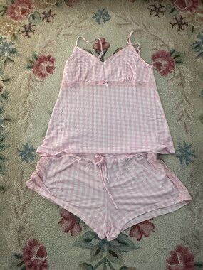 Vintage La Vie en Rose Pajama Set
